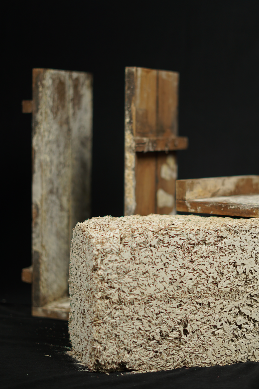 Wooden blocks and construction materials by Koskaki